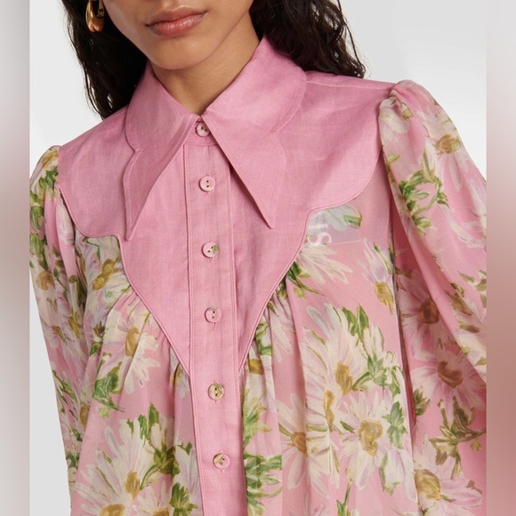 Alemais Pink Floral Maia Blouse - Picture 3 of 8